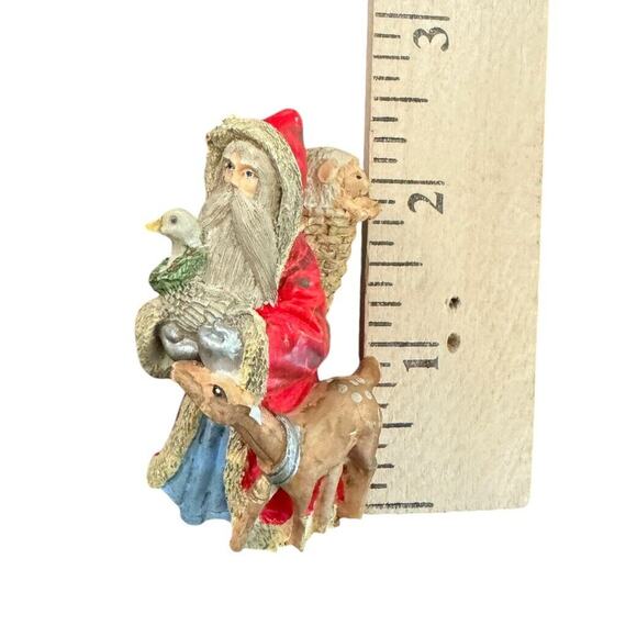 VTG Holiday Fridge Magnet Lot Candy Cane Cardinal Santa Avon Enesco Christmas - Picture 8 of 8